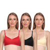 Liigne Women Padded Bra (Pack Of 3) (4 Options)