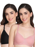 Liigne Women Everyday Padded Bra (Pack Of 2)