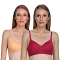 Liigne Women Everyday Padded Bra (Pack Of 2)