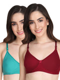Liigne Women Everyday Padded Bra (Pack Of 2)