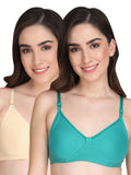 Liigne Women Everyday Padded Bra (Pack Of 2)