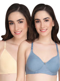 Liigne Women Everyday Padded Bra (Pack Of 2)