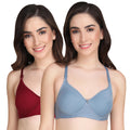 Liigne Women Everyday Padded Bra (Pack Of 2)