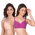 Liigne Women Everyday Padded Bra (Pack Of 2)