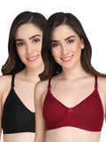 Liigne Women Everyday Padded Bra (Pack Of 2)
