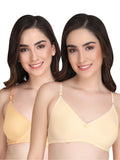 Liigne Women Everyday Padded Bra (Pack Of 2)