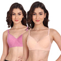 Liigne Women Everyday Padded Bra (Pack Of 2)