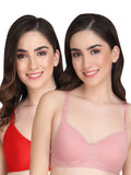 Liigne Women Everyday Padded Bra (Pack Of 2)