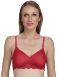 Liigne Padded Bra With Lace Design For Women - Liigne