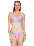 Liigne Flower Print Bra Panty Set For Women