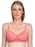 Liigne Small Flower Lace Design Bra Women - Liigne