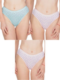 Liigne Star Print Panty For Women (Pack Of 3) - Liigne