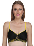 Liigne Dark Shade Design Bra For Women