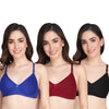 Liigne Women Padded Bra (Pack Of 3) (4 Options)