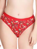 Liigne Dark Base Flower Printed Everyday Padded Panty - Liigne