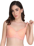 Liigne Small Flower Printed Everyday Padded Bra - Liigne