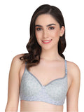 Liigne Small Flower Printed Everyday Padded Bra - Liigne