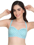 Liigne Star Print Half Cup Padded Everyday Bra For Women - Liigne