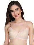 Liigne Transparent Strap Padded Bra For Women - Liigne
