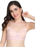 Liigne Transparent Strap Padded Bra For Women - Liigne