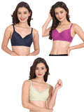 Liigne Women Everyday Padded Bra (Pack of 3) - Liigne