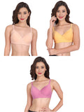 Liigne Women Everyday Padded Bra (Pack of 3) - Liigne