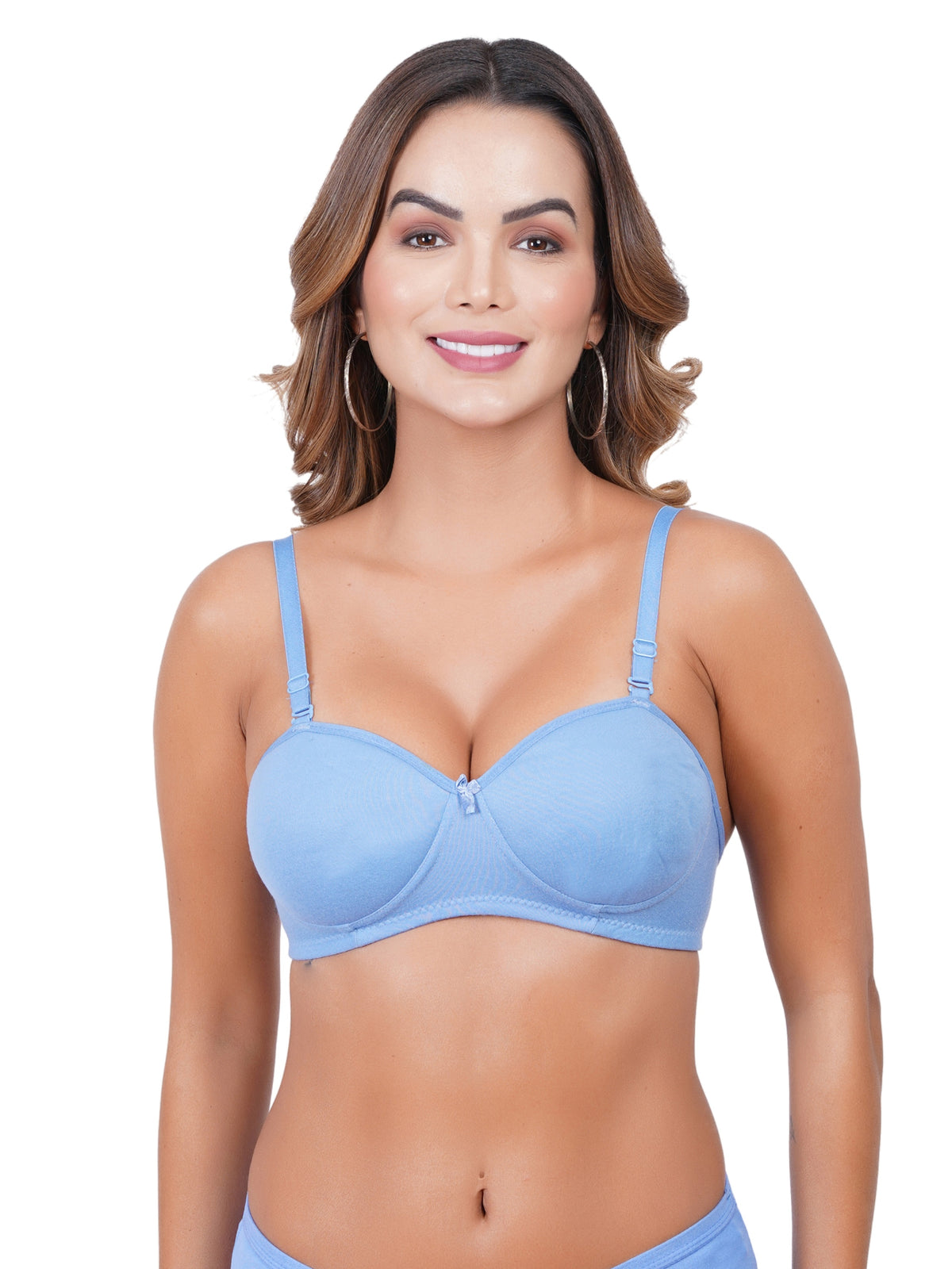 Liigne Half Cup Padded Everyday Bra For Women (Pack Of 3)