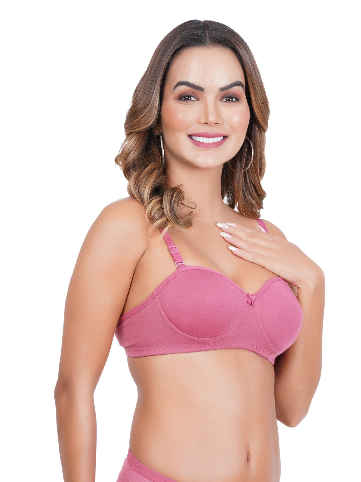 Liigne Half Cup Padded Everyday Bra For Women (Pack Of 3)