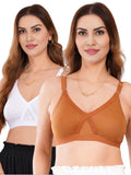 Liigne Women Plus Size Non Padded Bra For Women (Pack Of 2) - Liigne