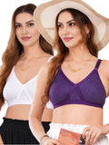 Liigne Women Plus Size Non Padded Bra For Women (Pack Of 2) - Liigne