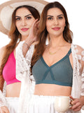 Liigne Women Plus Size Non Padded Bra For Women (Pack Of 2) - Liigne