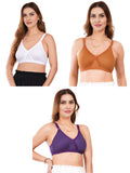 Liigne Women Plus Size Non Padded Bra For Women (Pack Of 3) - Liigne