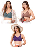 Liigne Women Plus Size Non Padded Bra For Women (Pack Of 3) - Liigne