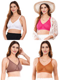 Liigne Women Plus Size Non Padded Bra For Women (Pack Of 4) - Liigne