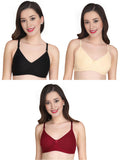 Liigne Women Everyday Non Padded Bra (Pack of 3) - Liigne