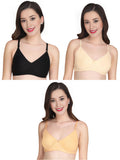Liigne Women Everyday Non Padded Bra (Pack of 3) - Liigne