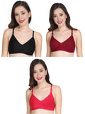 Liigne Women Everyday Non Padded Bra (Pack of 3) - Liigne