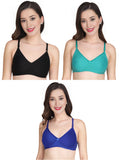 Liigne Women Everyday Non Padded Bra (Pack of 3) - Liigne
