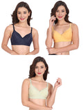 Liigne Women Everyday Non Padded Bra (Pack of 3) - Liigne