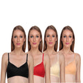 Liigne Women Everyday Non Padded Bra (Pack of 4)