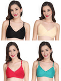 Liigne Women Everyday Non Padded Bra (Pack of 4)