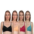 Liigne Women Everyday Non Padded Bra (Pack of 4)