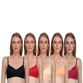 Liigne Women Everyday Non Padded Bra (Pack of 5)
