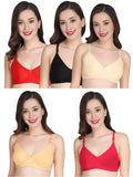 Liigne Women Everyday Non Padded Bra (Pack of 5)