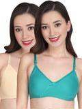 Liigne Women Everyday Non Padded Bra (Pack Of 2)