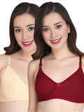 Liigne Women Everyday Non Padded Bra (Pack Of 2)