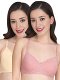 Liigne Women Everyday Non Padded Bra (Pack Of 2)