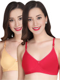Liigne Women Everyday Non Padded Bra (Pack Of 2)
