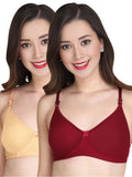 Liigne Women Everyday Non Padded Bra (Pack Of 2)