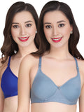 Liigne Women Everyday Non Padded Bra (Pack Of 2)